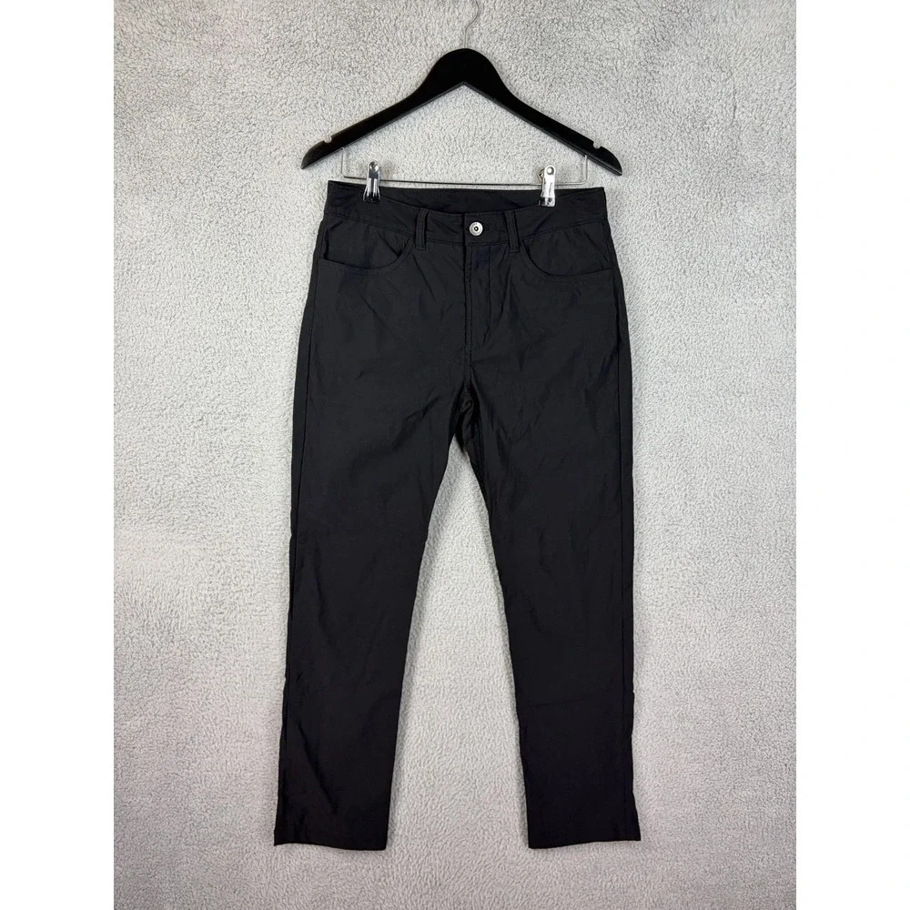 The North Face Pants Mens 30x26 Black Nylon Stretch Hiking Zip Pocket Outdoors